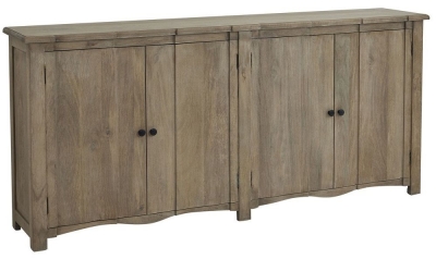 Product photograph of Baltimore Wooden Sideboard 90cm With 4 Door from Choice Furniture Superstore