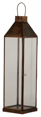 Burnished Brass Large Lantern