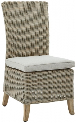 Product photograph of Capri Rattan Outdoor Dining Chair Sold In Pairs from Choice Furniture Superstore