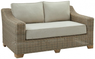 Product photograph of Capri Rattan Outdoor 2 Seater Sofa from Choice Furniture Superstore