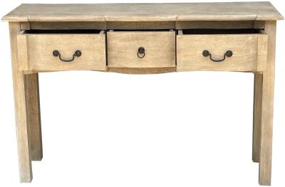 Hill Interiors Copgrove Wooden 3 Drawer Console Table