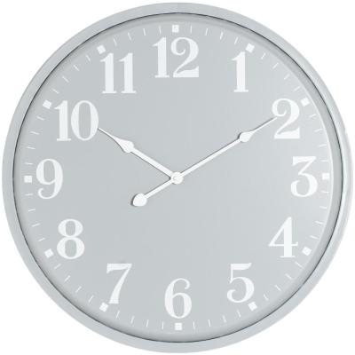 Grey Metal Ashmount Wall Clock 49cm X 49cm