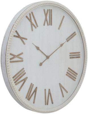 Hill Interiors Large Rustic White Clock 80cm X 80cm