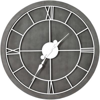 Hill Interiors Williston Grey Metal Wall Clock 60cm X 60cm