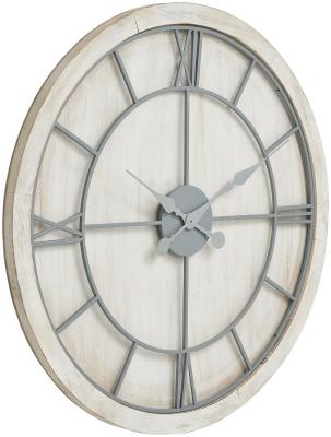 Hill Interiors Williston Metal Round Wall Clock 90cm X 90cm