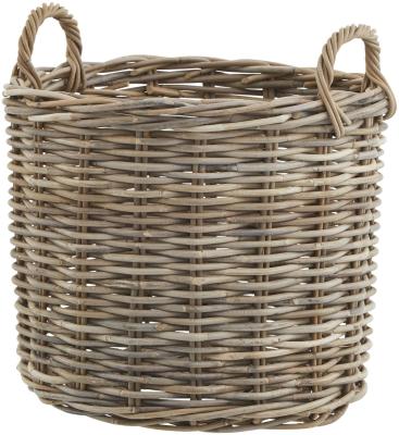 Product photograph of Wicker Kubu Rattan Round Storage Baskets Set Of 3 from Choice Furniture Superstore