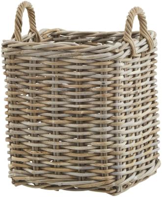 Product photograph of Wicker Kubu Rattan Square Storage Baskets Set Of 3 from Choice Furniture Superstore