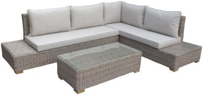 Hill Interiors Capri Outdoor Large Corner And Coffee Table Set