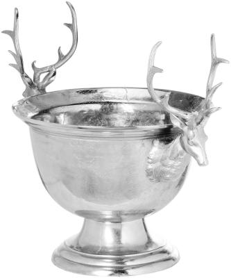 Product photograph of Large Aluminium Stag Champagne Cooler On Stand from Choice Furniture Superstore