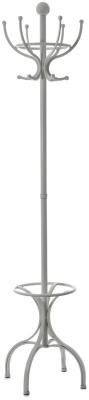 Hill Interiors White Metal Hat And Coat Stand