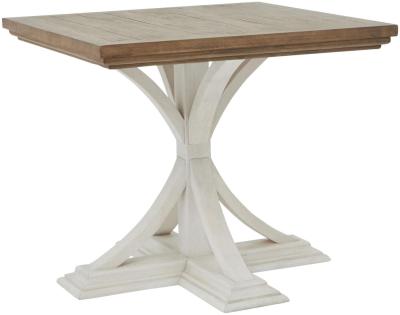 Hill Interiors Luna White Square Dining Table