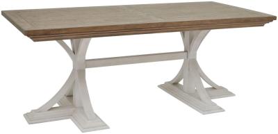 Hill Interiors Luna White Rectangular Dining Table