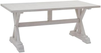 Hill Interiors Stamford Plank White Dining Table