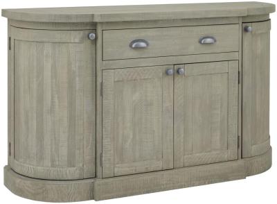 Hill Interiors Saltaire Grey 4 Door 1 Drawer Sideboard