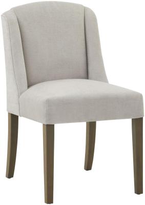 Hill Interiors Compton Grey Fabric Dining Chair Sold In Pairs