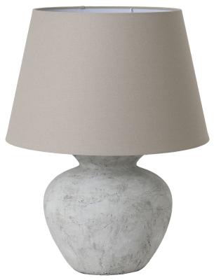 Clearance Hill Interiors Darcy Antique White Table Lamp With Linen Shade Fss15637