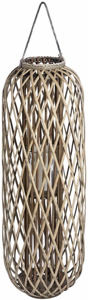 Huge Standing Wicker Lantern
