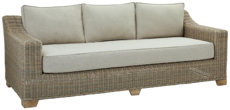 Capri Rattan Outdoor 3 Seater Sofa
