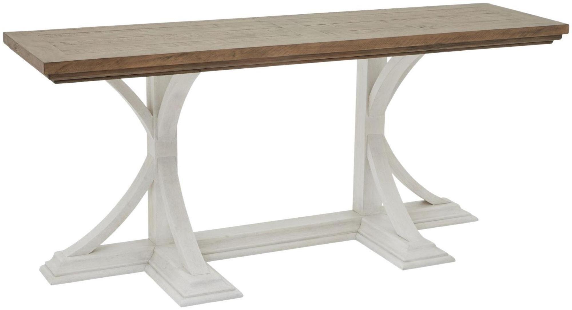 Luna White Console Table