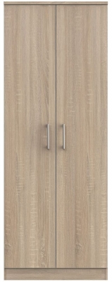 Product photograph of Devon 2 Door Tall Wardrobe from Choice Furniture Superstore