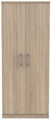 Product photograph of Devon 2 Door Wardrobe from Choice Furniture Superstore