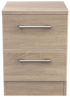 Product photograph of Devon Bardolino 2 Drawer Bedside Cabinet from Choice Furniture Superstore