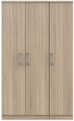 Product photograph of Devon Bardolino 3 Door Wardrobe from Choice Furniture Superstore