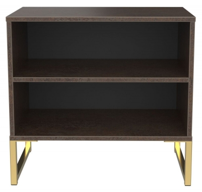 Diego Copper And Gold Midi Bedside Table