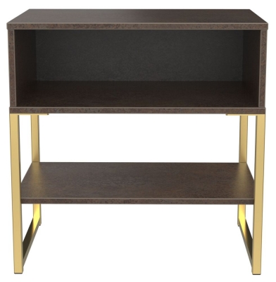 Diego Copper And Gold Bedside Table