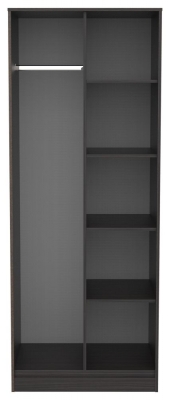 Product photograph of Diego Open Shelf Wardrobe from Choice Furniture Superstore