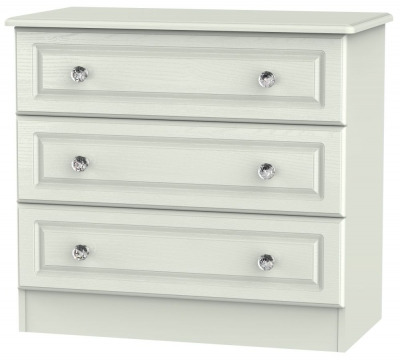 Product photograph of Crystal Kaschmir Ash 3 Drawer Chest from Choice Furniture Superstore