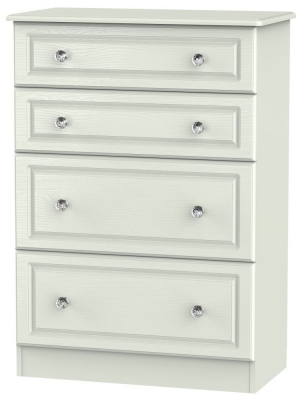 Product photograph of Crystal Kaschmir Ash 4 Drawer Deep Chest from Choice Furniture Superstore