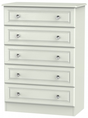 Product photograph of Crystal Cashmere 5 Drawer Chest from Choice Furniture Superstore