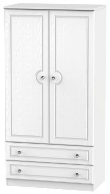 Product photograph of Crystal 2 Door 2 Drawer 3ft Wardrobe from Choice Furniture Superstore