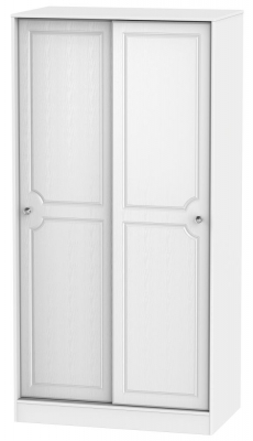 Product photograph of Crystal 2 Door Sliding Wardrobe from Choice Furniture Superstore