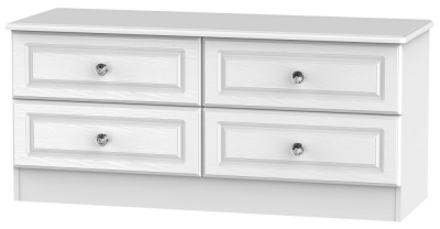 Product photograph of Crystal White Ash 4 Drawer Bed Box from Choice Furniture Superstore