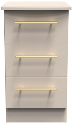 Product photograph of Haworth Cashmere 3 Drawer Beside Cabinet from Choice Furniture Superstore