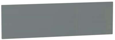 Clearance - Knightsbridge Grey Matt 6ft Queen Size Headboard - FS423