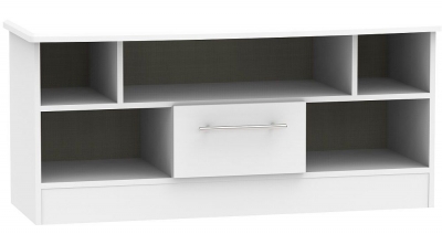 Product photograph of Sherwood Grey 110cm Tv Unit from Choice Furniture Superstore