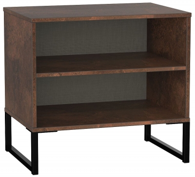 Diego Copper And Black Midi Bedside Table