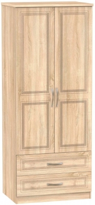 Product photograph of Dorset 2 Door 2 Drawer Wardrobe from Choice Furniture Superstore