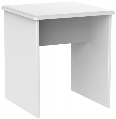 Product photograph of Knightsbridge White Gloss Lamp Table from Choice Furniture Superstore