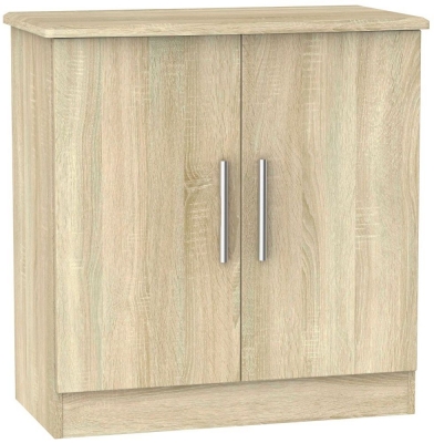 Knightsbridge Oak Effect 2 Door Hall Cabinet