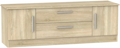 Knightsbridge Oak Effect 145cm Tv Unit