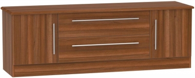 Product photograph of Sherwood Walnut Effect 145cm Tv Unit from Choice Furniture Superstore