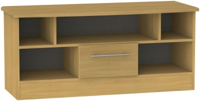 Product photograph of Sherwood Oak Effect 110cm Tv Unit from Choice Furniture Superstore