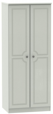 Product photograph of Pembroke Cashmere 2 Door Plain Wardrobe from Choice Furniture Superstore