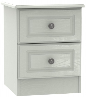 Product photograph of Pembroke Cashmere 2 Drawer Bedside Cabinet from Choice Furniture Superstore