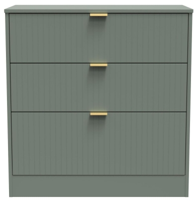 Product photograph of Nashville Green 3 Drawer Deep Chest from Choice Furniture Superstore