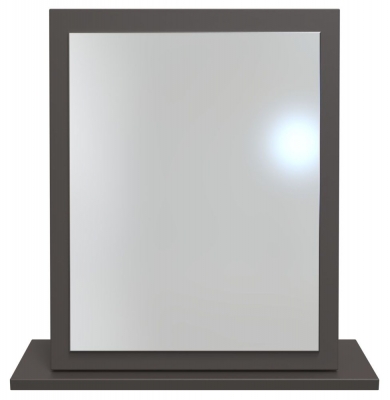 Product photograph of New York Graphite Small Mirror from Choice Furniture Superstore